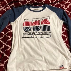 North face 3/4 tee XS